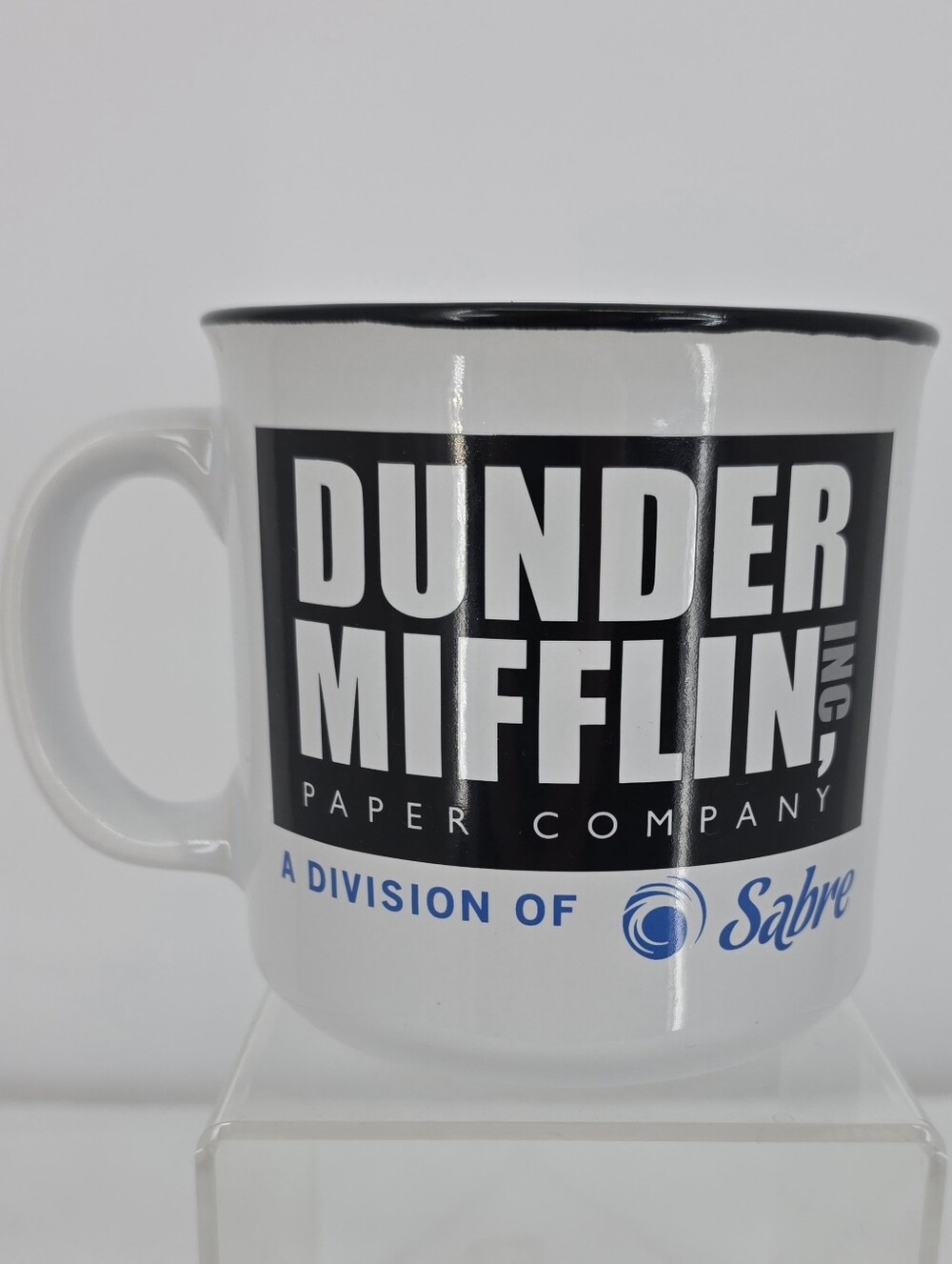 The Office Dunder Mifflin Sabre 20 Oz Ceramic Mug Silver Buffalo NBC 2020